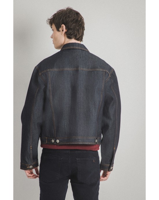 Μπουφάν Jack n Jones μπλε ΑΝΟΙΞΙΑΤΙΚΑ ΜΠΟΥΦΑΝ