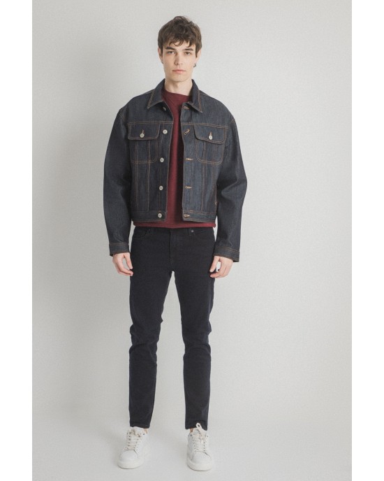 Μπουφάν Jack n Jones μπλε ΑΝΟΙΞΙΑΤΙΚΑ ΜΠΟΥΦΑΝ