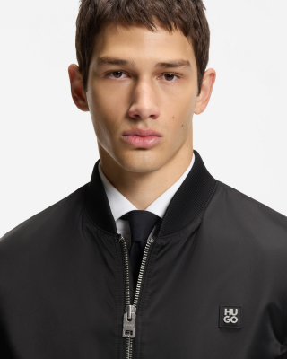 Ανοιξιάτικο Μπουφάν Hugo μαύρο