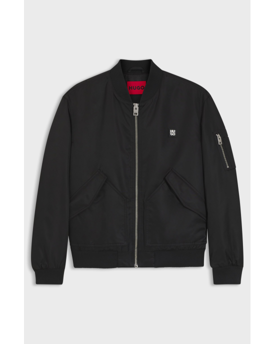 Ανοιξιάτικο Μπουφάν Hugo μαύρο ΑΝΟΙΞΙΑΤΙΚΑ ΜΠΟΥΦΑΝ