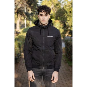Ανοιξιάτικο Μπουφάν Jack&Jones μαύρο