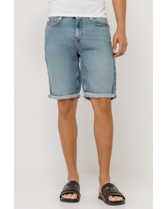 Βερμούδα τζιν Calvin Klein μπλε ΜΑΓΙΟ