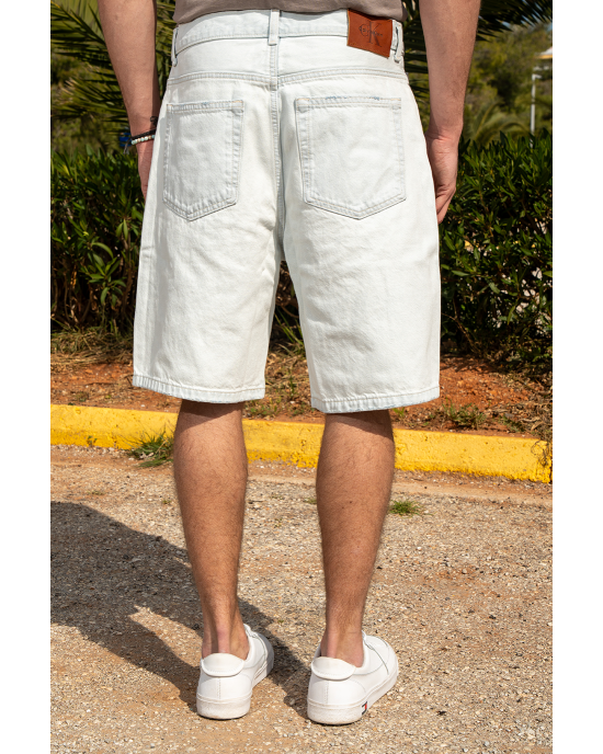 Βερμούδα τζιν Calvin Klein μπλε ΤΖΙΝ