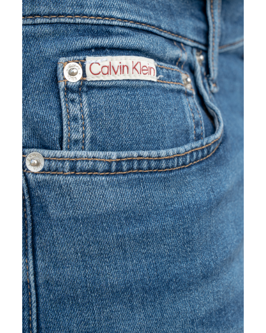Βερμούδα τζιν Calvin Klein μπλε ΤΖΙΝ