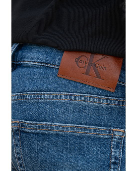 Βερμούδα τζιν Calvin Klein μπλε ΤΖΙΝ