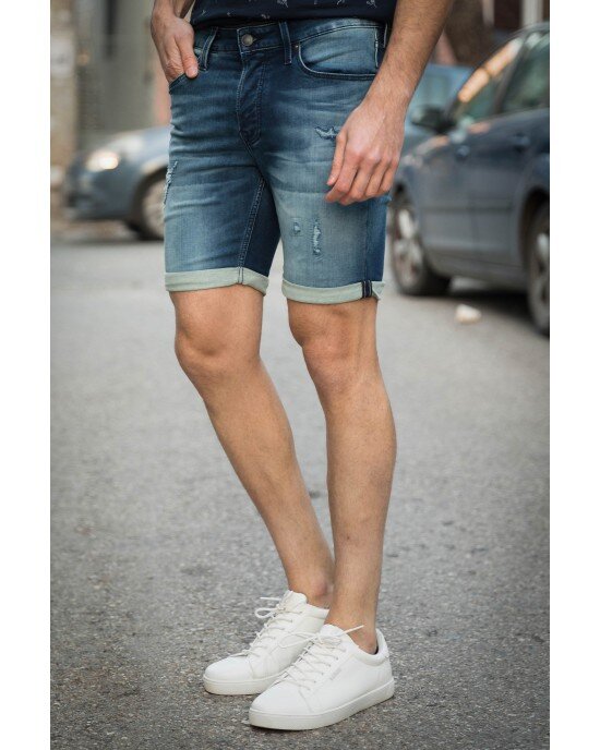 Βερμούδα Jack n Jones μπλε Βερμούδα Jack n Jones μπλε