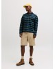 Βερμούδα Jack n Jones μπεζ ΥΦΑΣΜΑΤΙΝΕΣ