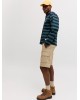 Βερμούδα Jack n Jones μπεζ ΥΦΑΣΜΑΤΙΝΕΣ
