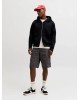Βερμούδα Jack n Jones γκρι σκούρο ΥΦΑΣΜΑΤΙΝΕΣ