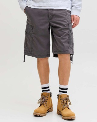 Βερμούδα Jack n Jones γκρι σκούρο