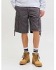 Βερμούδα Jack n Jones γκρι σκούρο ΥΦΑΣΜΑΤΙΝΕΣ