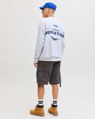 Βερμούδα Jack n Jones γκρι σκούρο