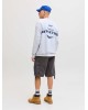 Βερμούδα Jack n Jones γκρι σκούρο ΥΦΑΣΜΑΤΙΝΕΣ