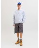 Βερμούδα Jack n Jones γκρι σκούρο ΥΦΑΣΜΑΤΙΝΕΣ