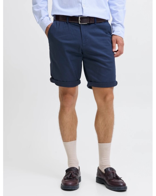 Βερμούδα Jack n Jones μπλε ΥΦΑΣΜΑΤΙΝΕΣ