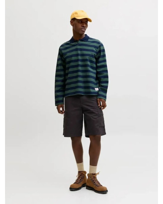 Βερμούδα Jack n Jones μαύρο ΥΦΑΣΜΑΤΙΝΕΣ