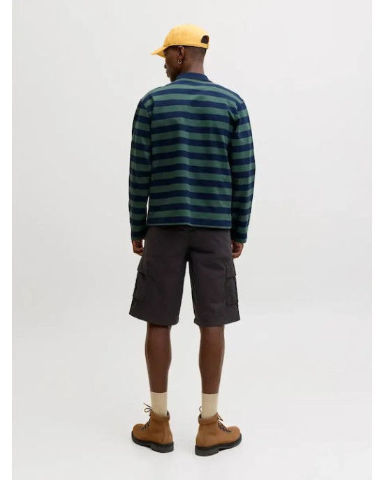 Βερμούδα Jack n Jones μαύρο ΥΦΑΣΜΑΤΙΝΕΣ