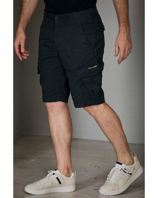 Βερμούδα Superdry Μαύρη Βερμούδα Superdry Μαύρη