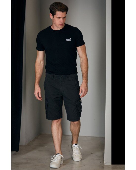 Βερμούδα Superdry Μαύρη Βερμούδα Superdry Μαύρη
