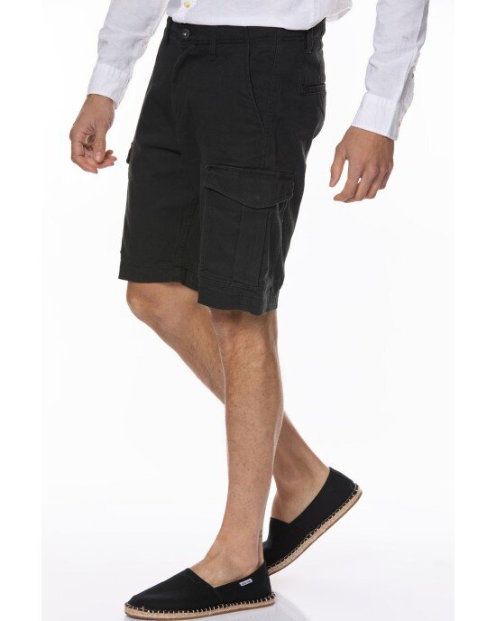 Βερμούδα Jack n Jones Μαύρη Βερμούδα Jack n Jones Μαύρη