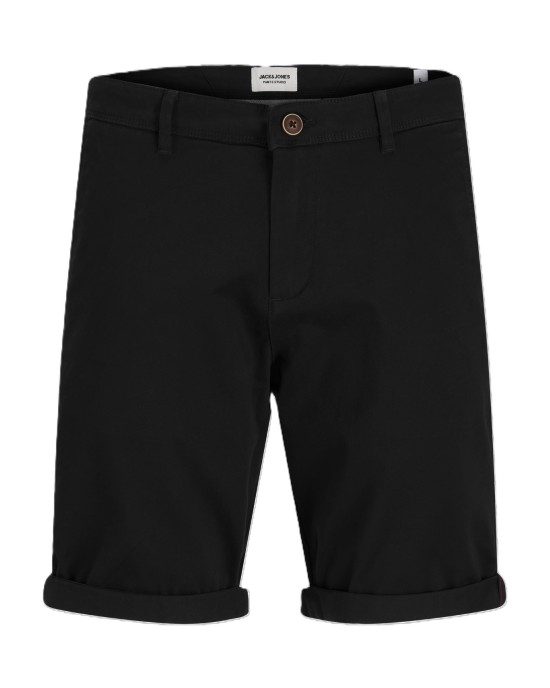 Βερμούδα Jack n Jones μαύρη ΥΦΑΣΜΑΤΙΝΕΣ