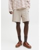Βερμούδα Jack n Jones μπεζ ΥΦΑΣΜΑΤΙΝΕΣ
