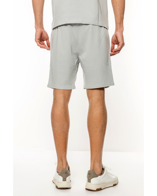 Βερμούδα Boss γκρι ΥΦΑΣΜΑΤΙΝΕΣ