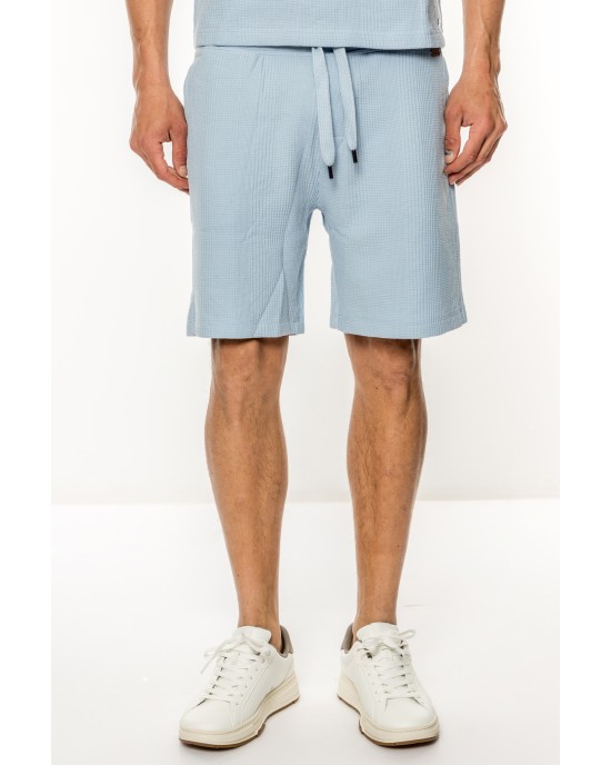 Βερμούδα Boss γαλάζια ΥΦΑΣΜΑΤΙΝΕΣ