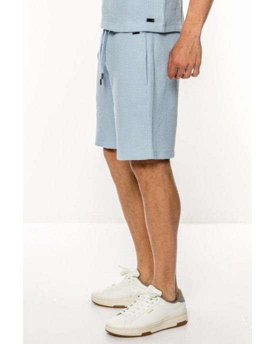 Βερμούδα Boss γαλάζια ΥΦΑΣΜΑΤΙΝΕΣ