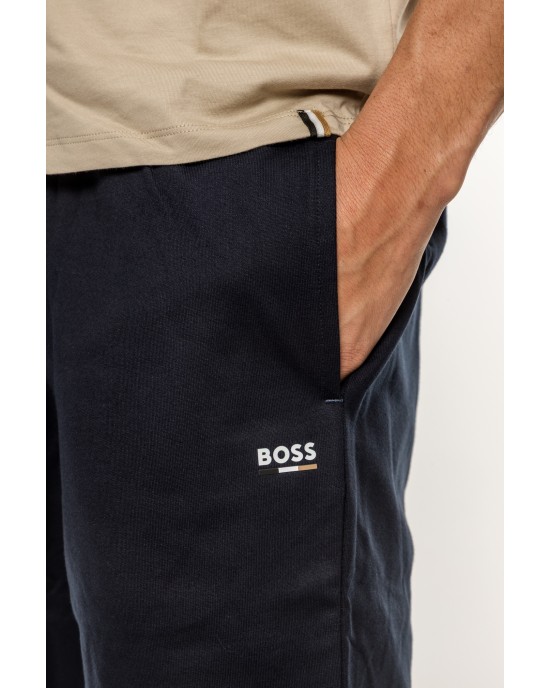 Βερμούδα Boss μπλε ΥΦΑΣΜΑΤΙΝΕΣ