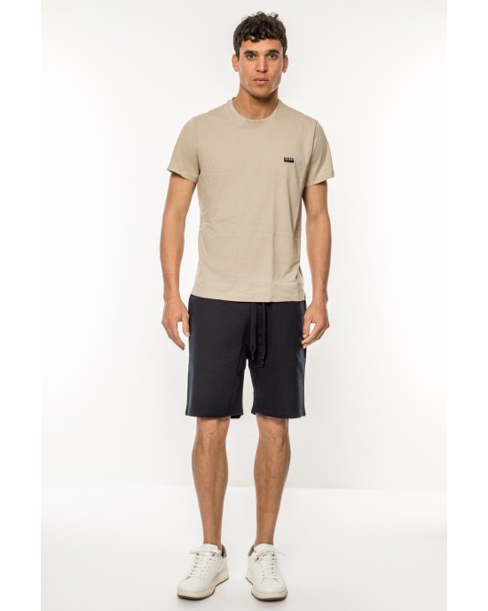 Βερμούδα Boss μπλε ΥΦΑΣΜΑΤΙΝΕΣ