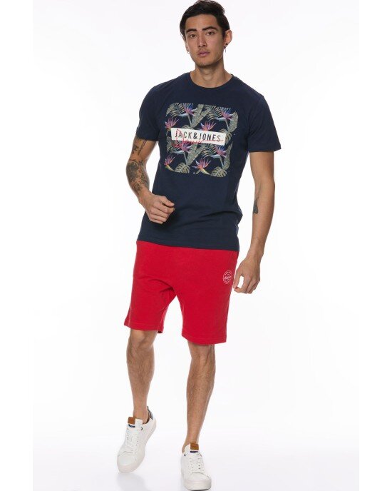 Βερμούδα Jack n Jones Κόκκινη Βερμούδα Jack n Jones Κόκκινη