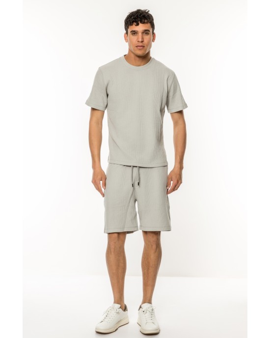 Βερμούδα Boss χακί ΥΦΑΣΜΑΤΙΝΕΣ