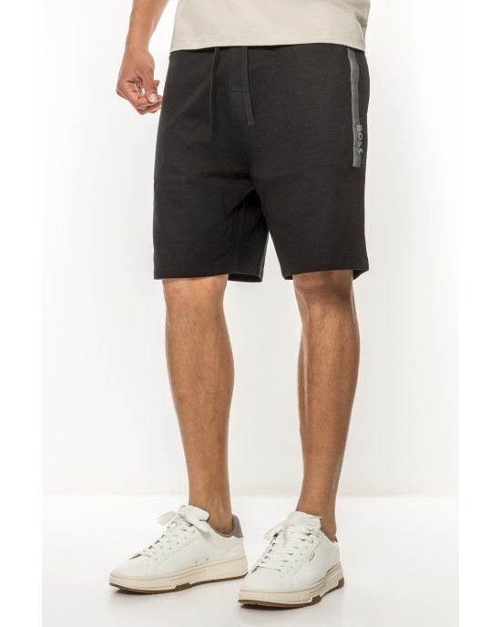 Βερμούδα Boss μαύρη ΥΦΑΣΜΑΤΙΝΕΣ