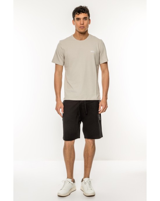 Βερμούδα Boss μαύρη ΥΦΑΣΜΑΤΙΝΕΣ