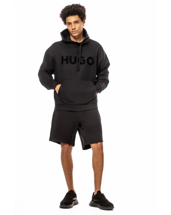 Βερμούδα Hugo μαύρη ΥΦΑΣΜΑΤΙΝΕΣ