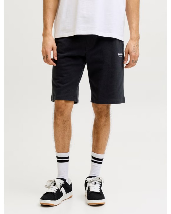 Βερμούδα Jack n Jones μαύρη ΥΦΑΣΜΑΤΙΝΕΣ
