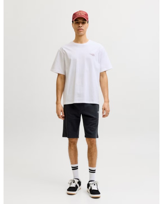 Βερμούδα Jack n Jones μαύρη ΥΦΑΣΜΑΤΙΝΕΣ