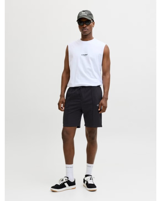 Βερμούδα Jack n Jones μαύρη ΥΦΑΣΜΑΤΙΝΕΣ