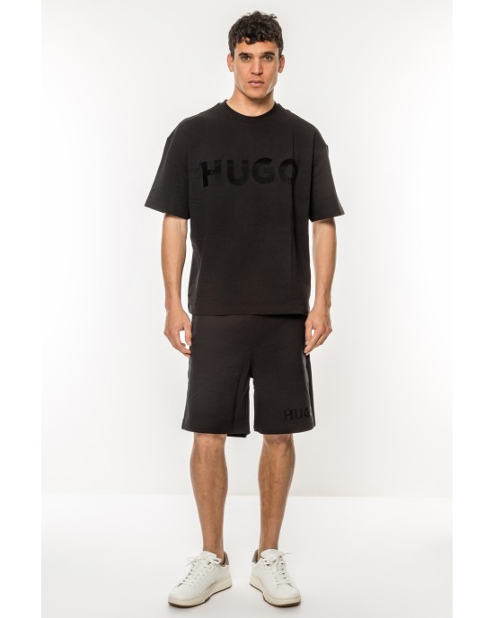 Βερμούδα Hugo μαύρη ΥΦΑΣΜΑΤΙΝΕΣ