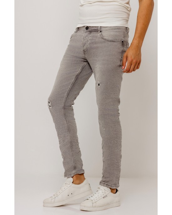 Jeans γκρι ΤΖΙΝ