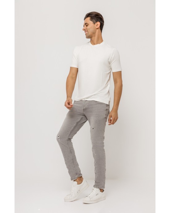 Jeans γκρι ΤΖΙΝ