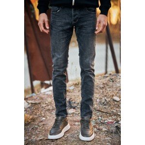 Jeans γκρι σκούρο Jeans γκρι σκούρο