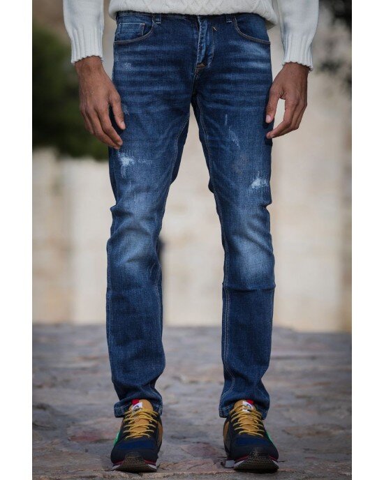 Jeans Frank Taylor μπλε Jeans Frank Taylor μπλε