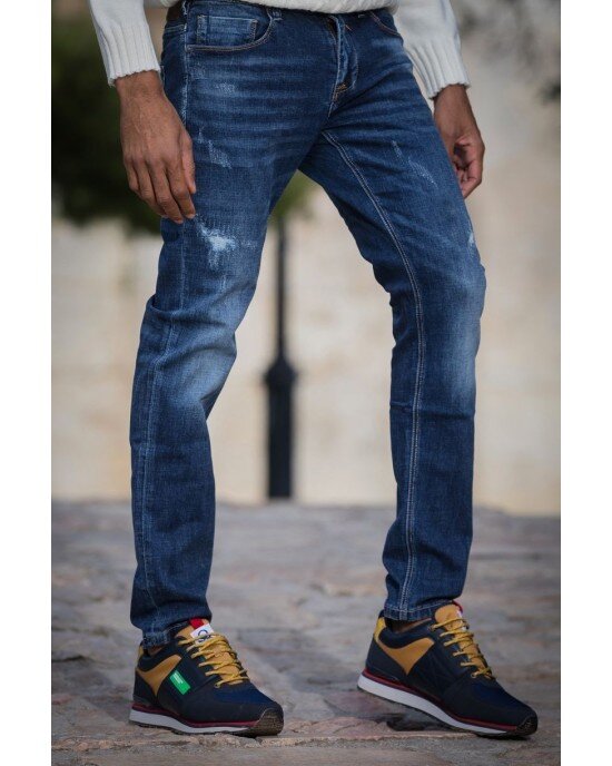 Jeans Frank Taylor μπλε Jeans Frank Taylor μπλε