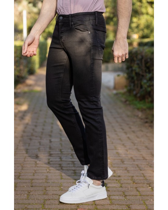 Jeans JacknJones μαύρο ΤΖΙΝ