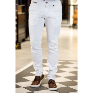 Παντελόνι Vittorio Como Ασπρο Παντελόνι Vittorio Como Ασπρο