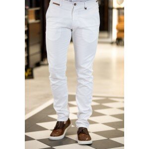 Παντελόνι Vittorio Como Ασπρο Παντελόνι Vittorio Como Ασπρο