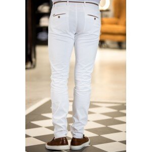 Παντελόνι Vittorio Como Ασπρο Παντελόνι Vittorio Como Ασπρο