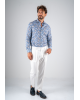 Παντελόνι Over/D άσπρο ΥΦΑΣΜΑΤΙΝΑ
